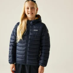 Kids' Hooded Marizion Baffled Jacket | Navy Blue