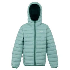 Kids' Hooded Marizion Baffled Jacket | Green