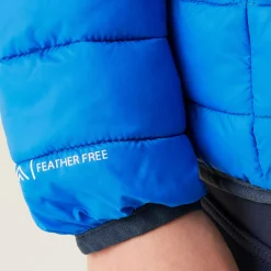 Kids' Hooded Marizion Baffled Jacket | Olympian Blue Green Flash