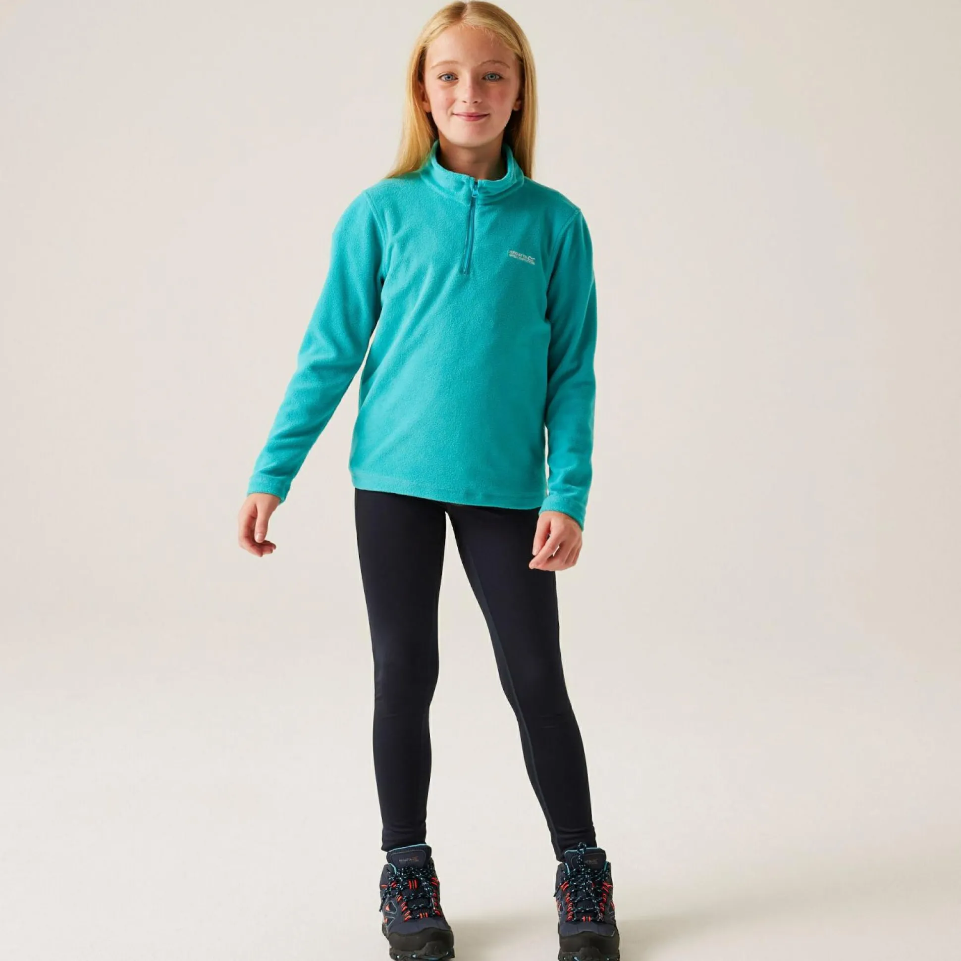 Kids' Hot Shot II Half Zip Fleece | Turquoise