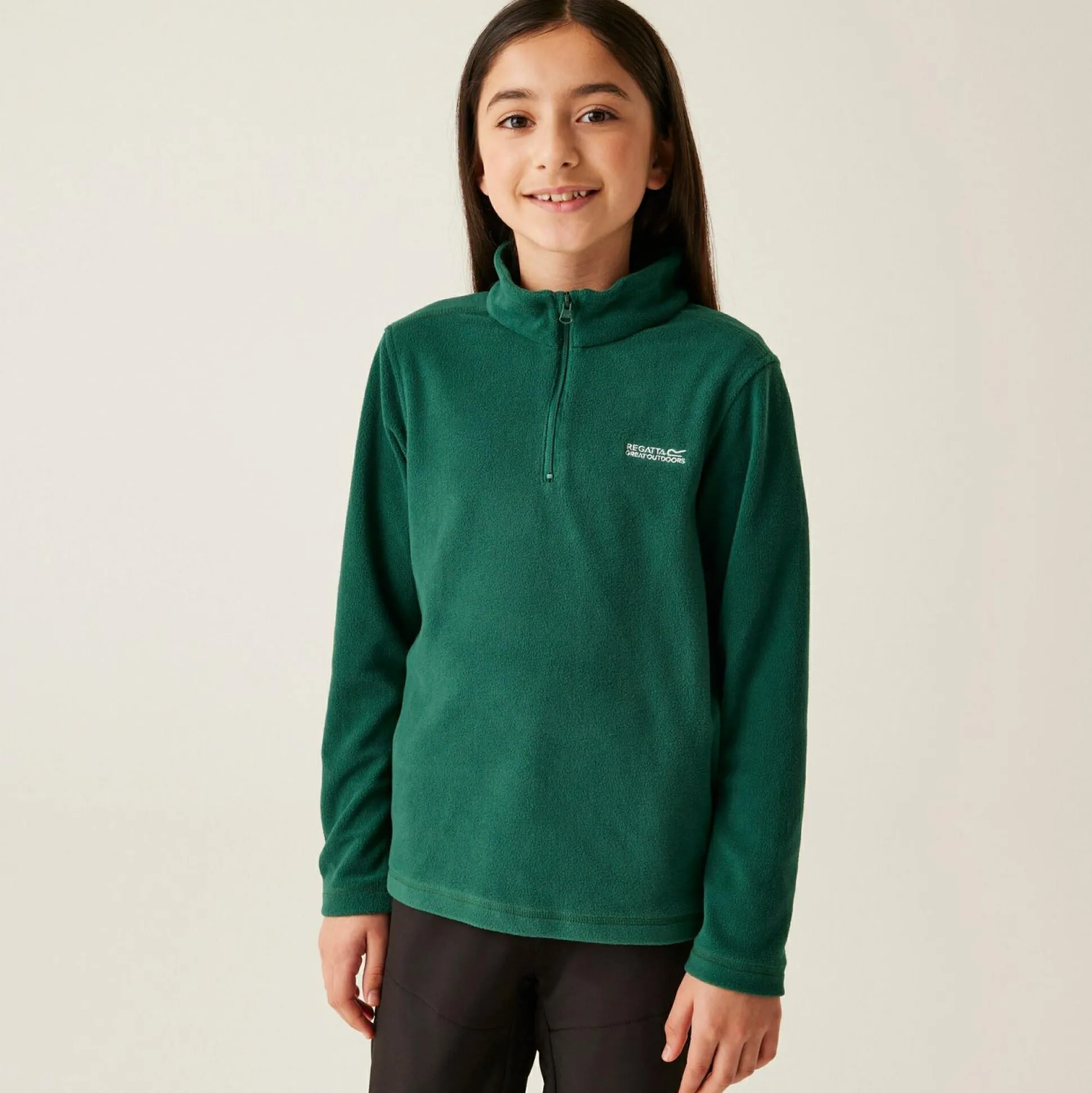 Kids' Hot Shot II Half Zip Fleece | Rain Forest