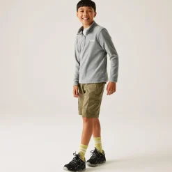 Kids' Hot Shot II Half Zip Fleece | Cloudy Grey