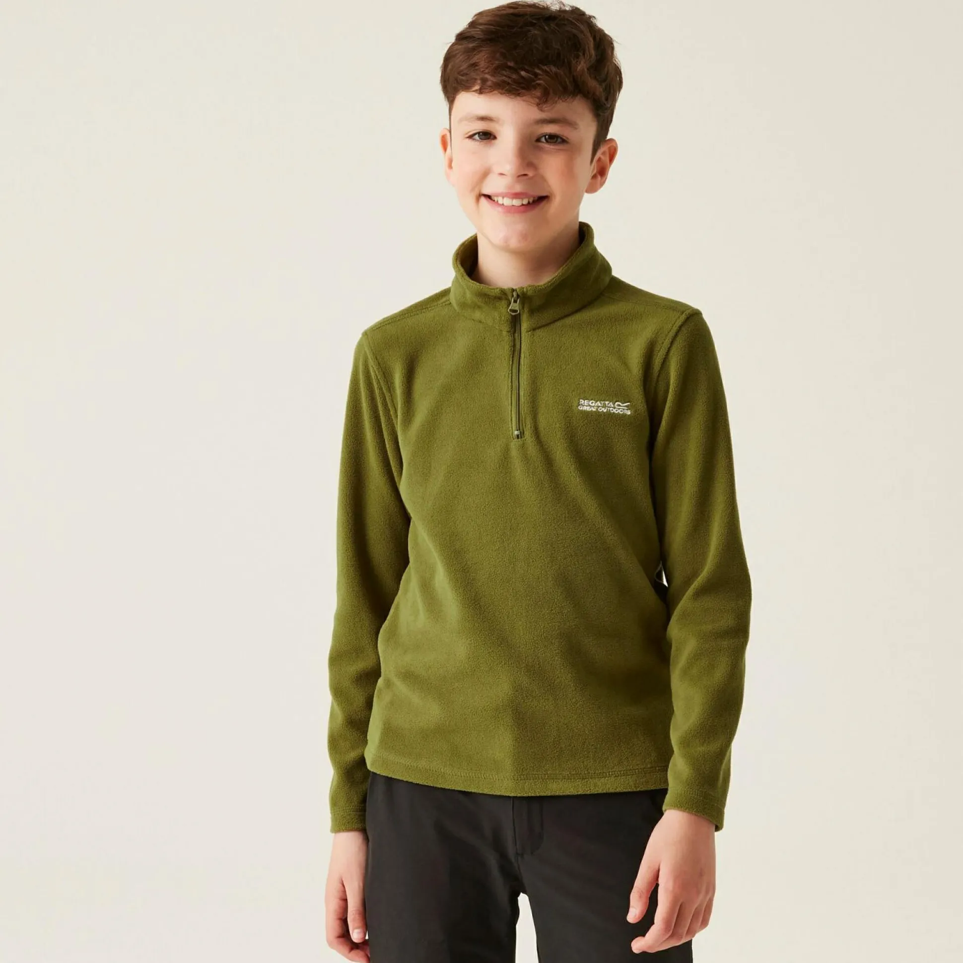 Kids' Hot Shot II Half Zip Fleece | Nephrite Green