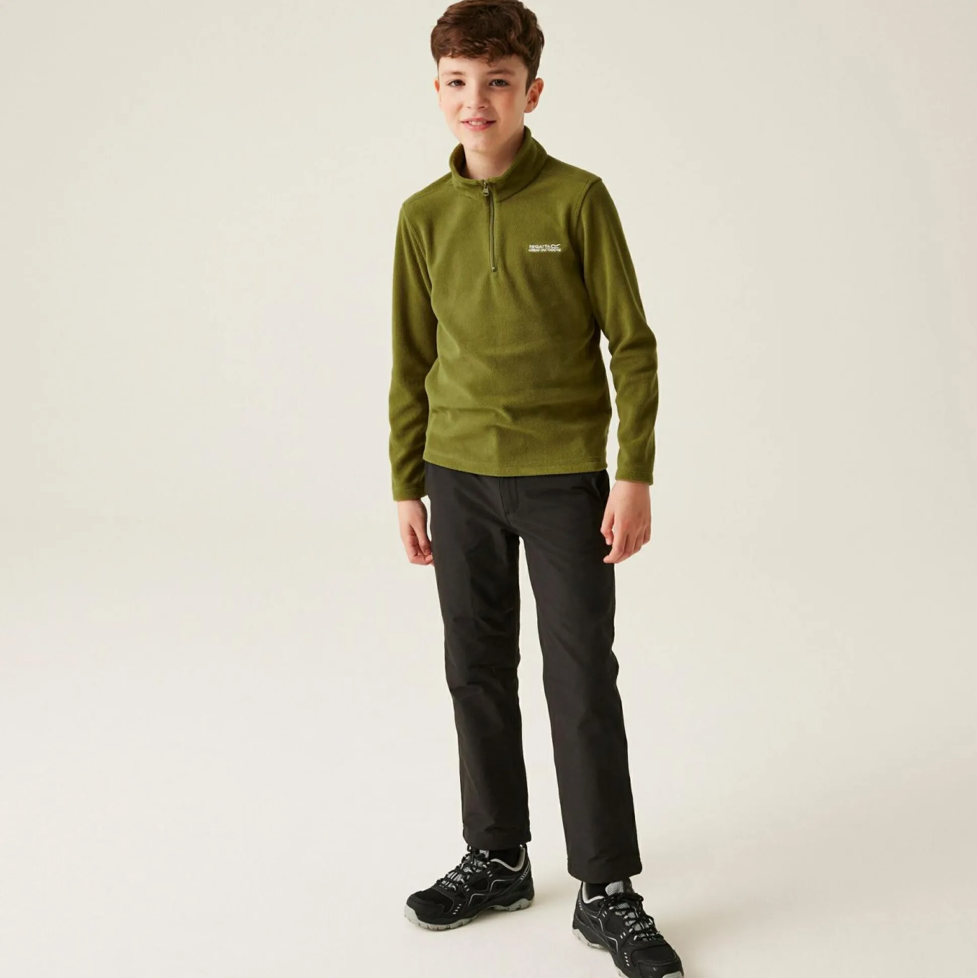 Kids' Hot Shot II Half Zip Fleece | Nephrite Green