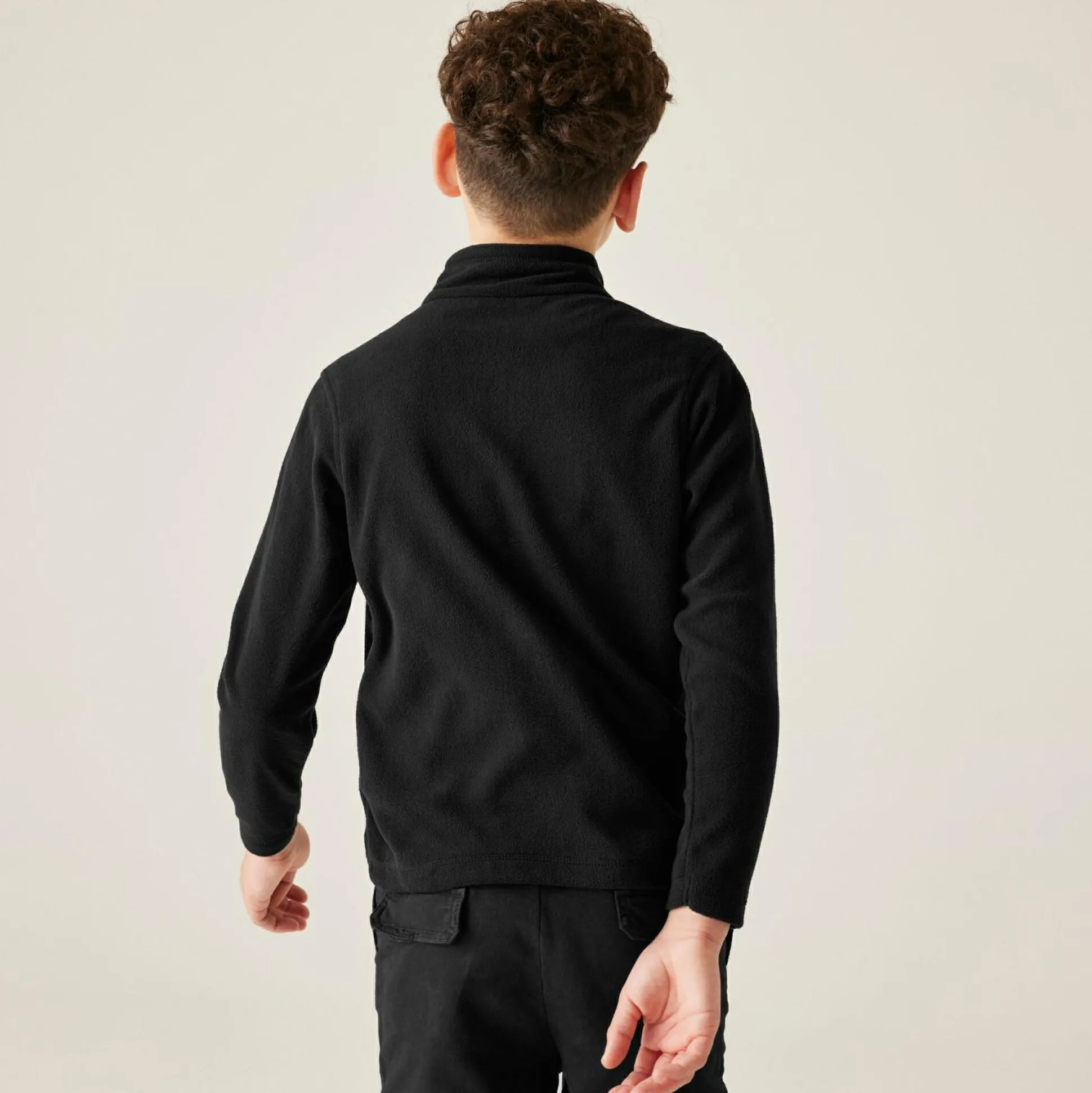 Kids' Hot Shot II Half Zip Fleece | Black Black