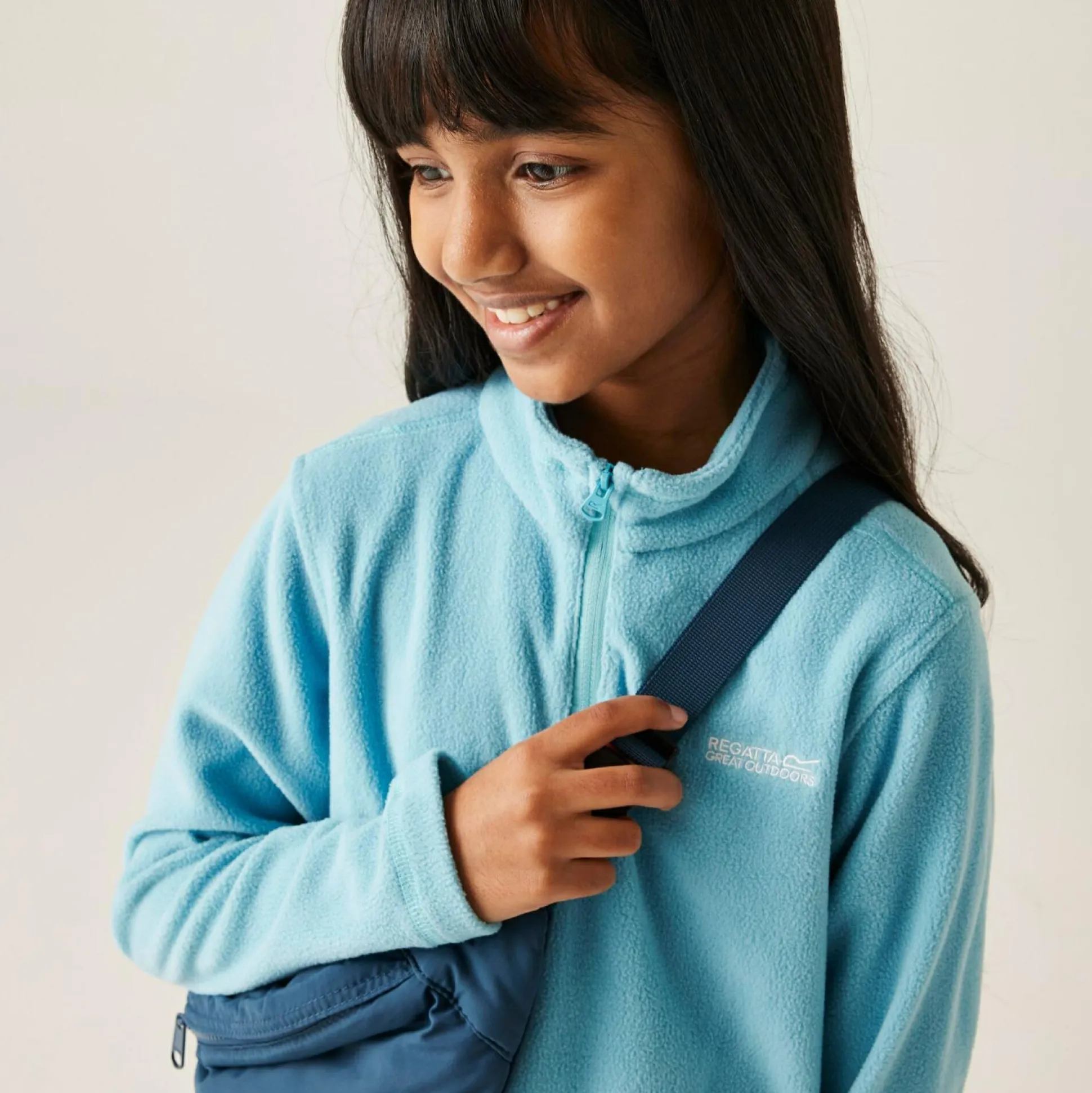 Kids' Hot Shot II Half Zip Fleece | Nordic Blue