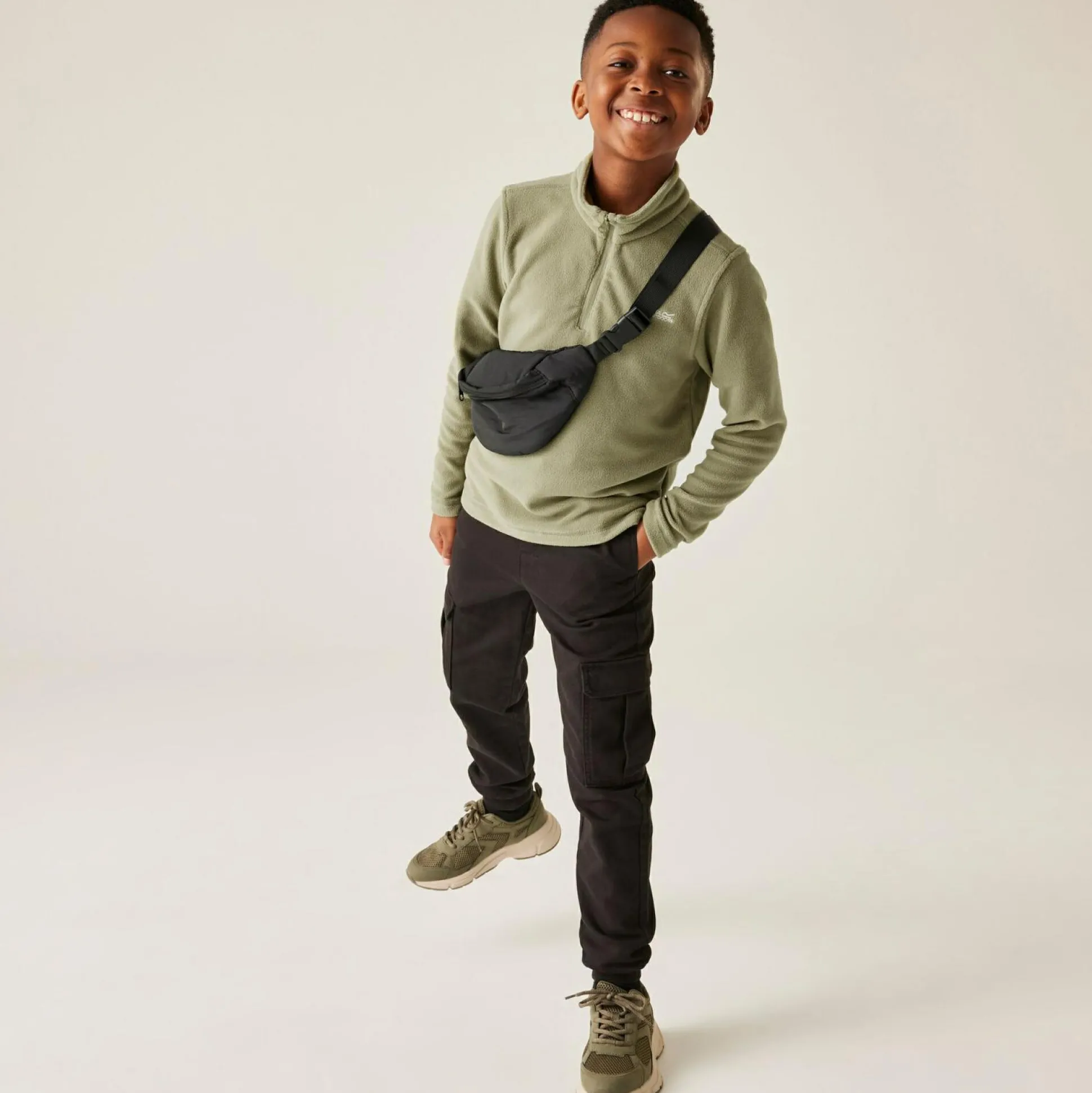 Kids' Hot Shot II Half Zip Fleece | Green