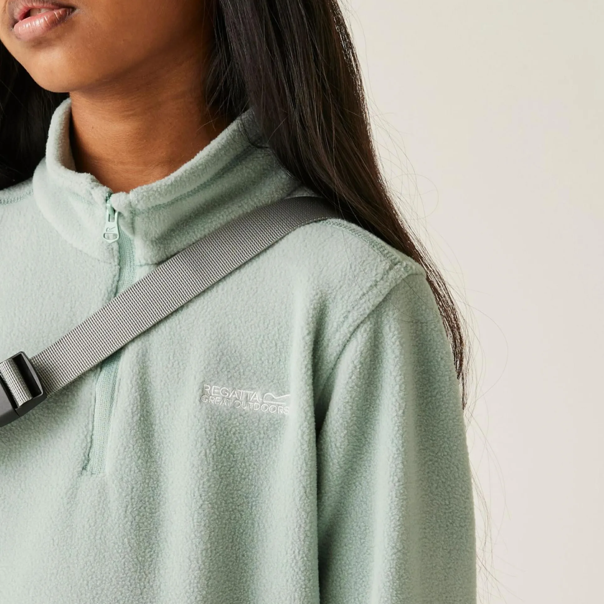 Kids' Hot Shot II Half Zip Fleece | Green