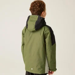 Kids' Hurdle V Waterproof Jacket | Nephrite Green Black Abbey Stone