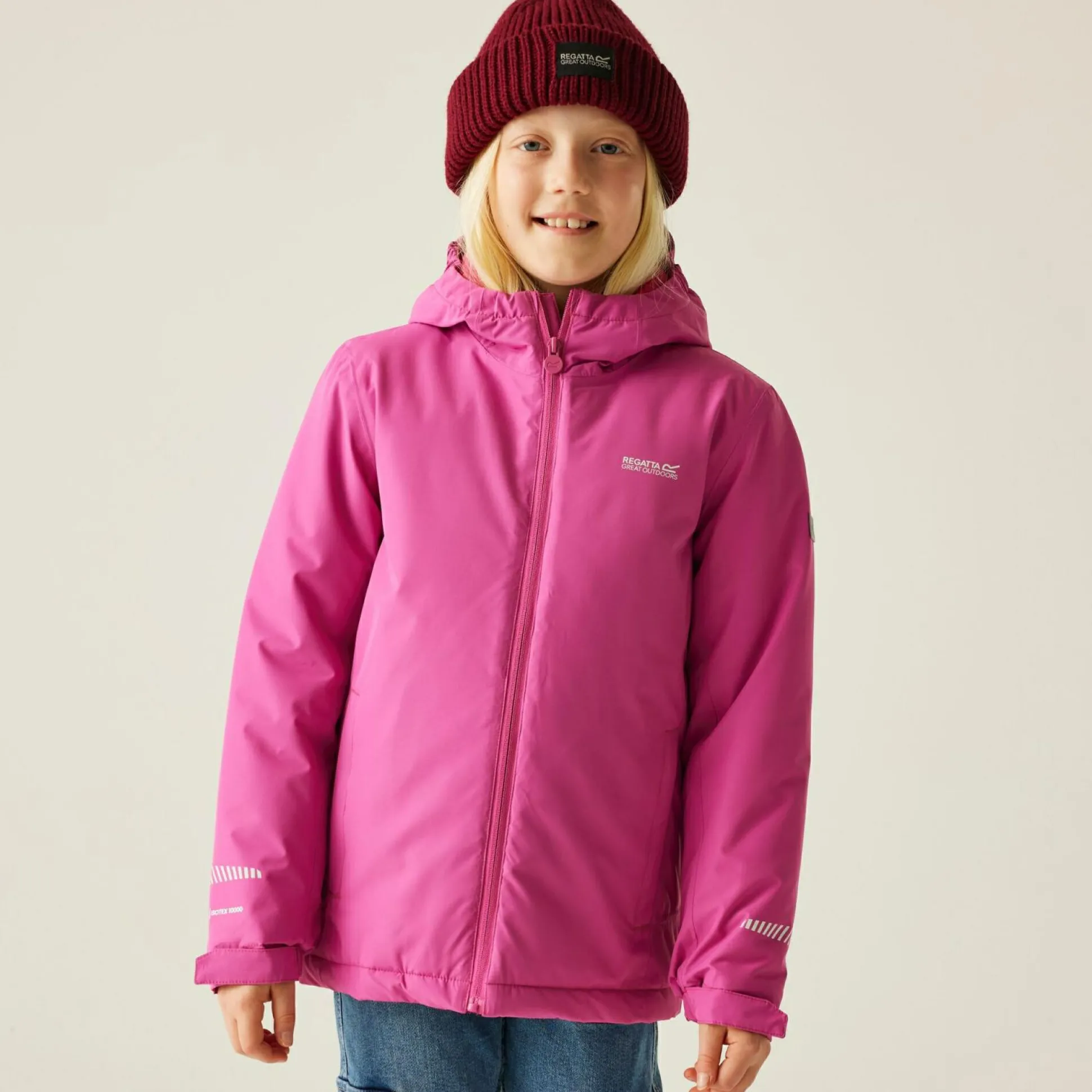 Kids' Hurdle Waterproof Insulated Jacket | Raspberry Pink
