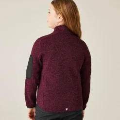 Kids' Junior Newhill Full Zip Fleece | Dark Pimento