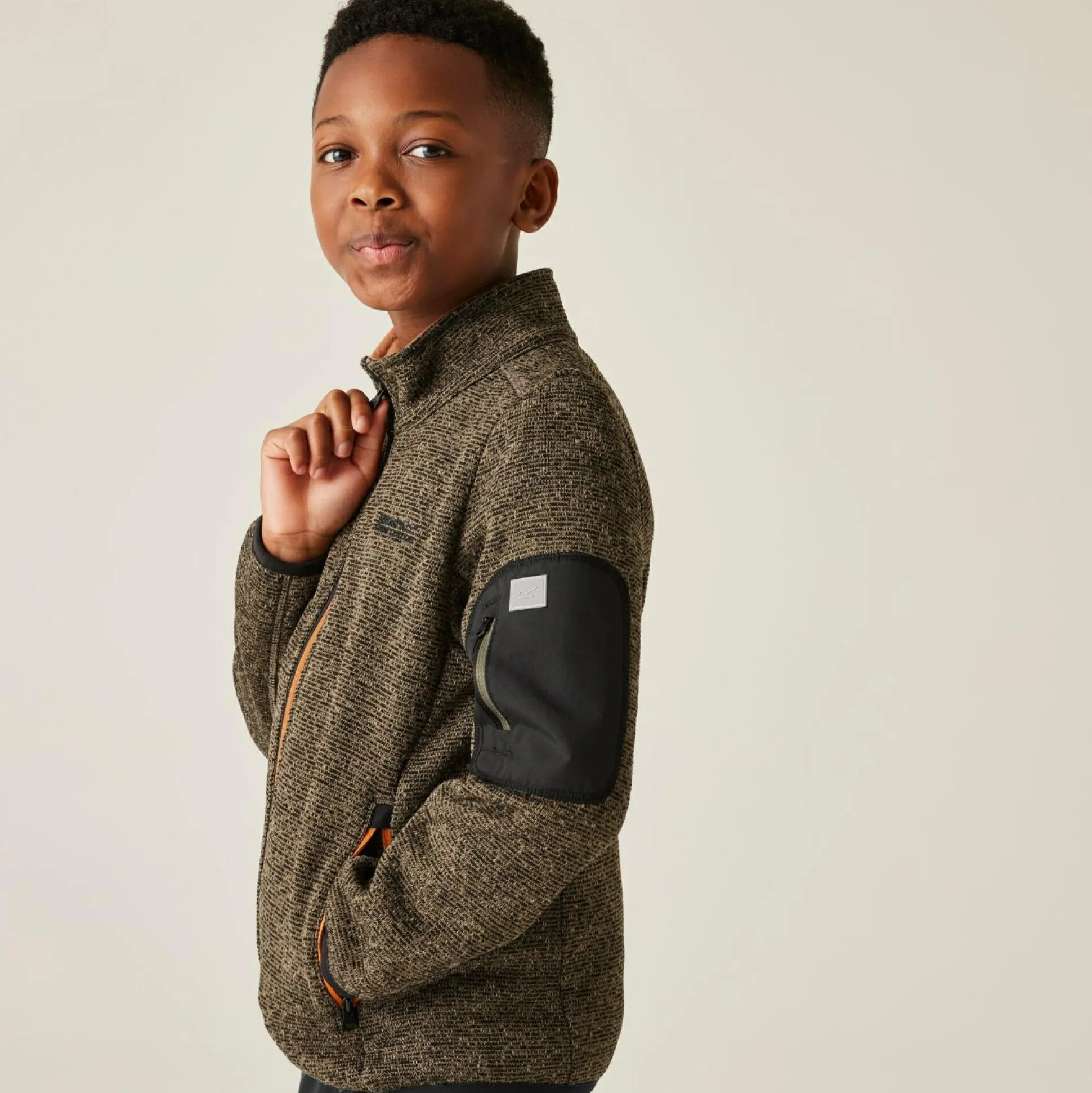 Kids' Junior Newhill Full Zip Fleece | Green