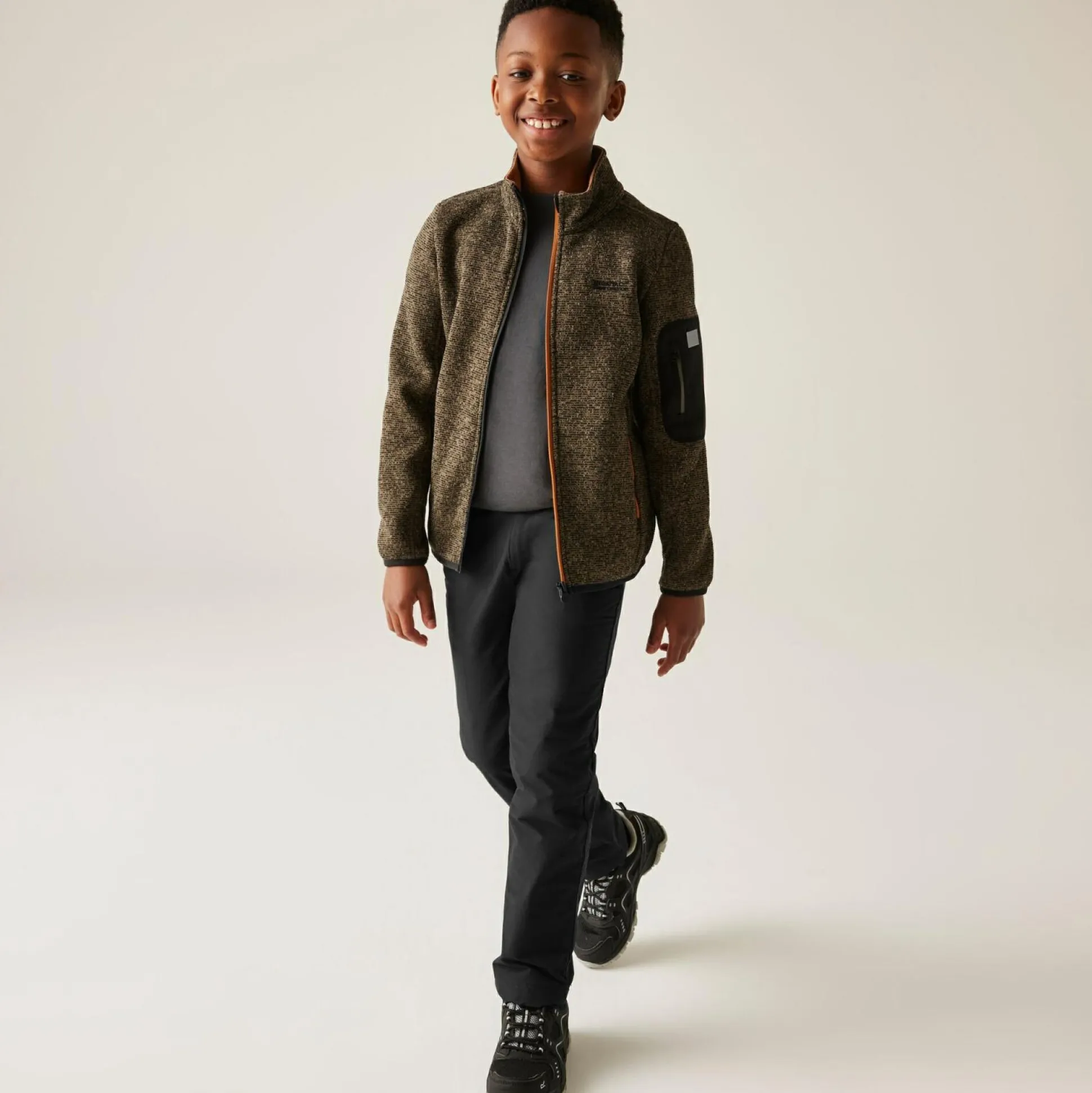 Kids' Junior Newhill Full Zip Fleece | Green