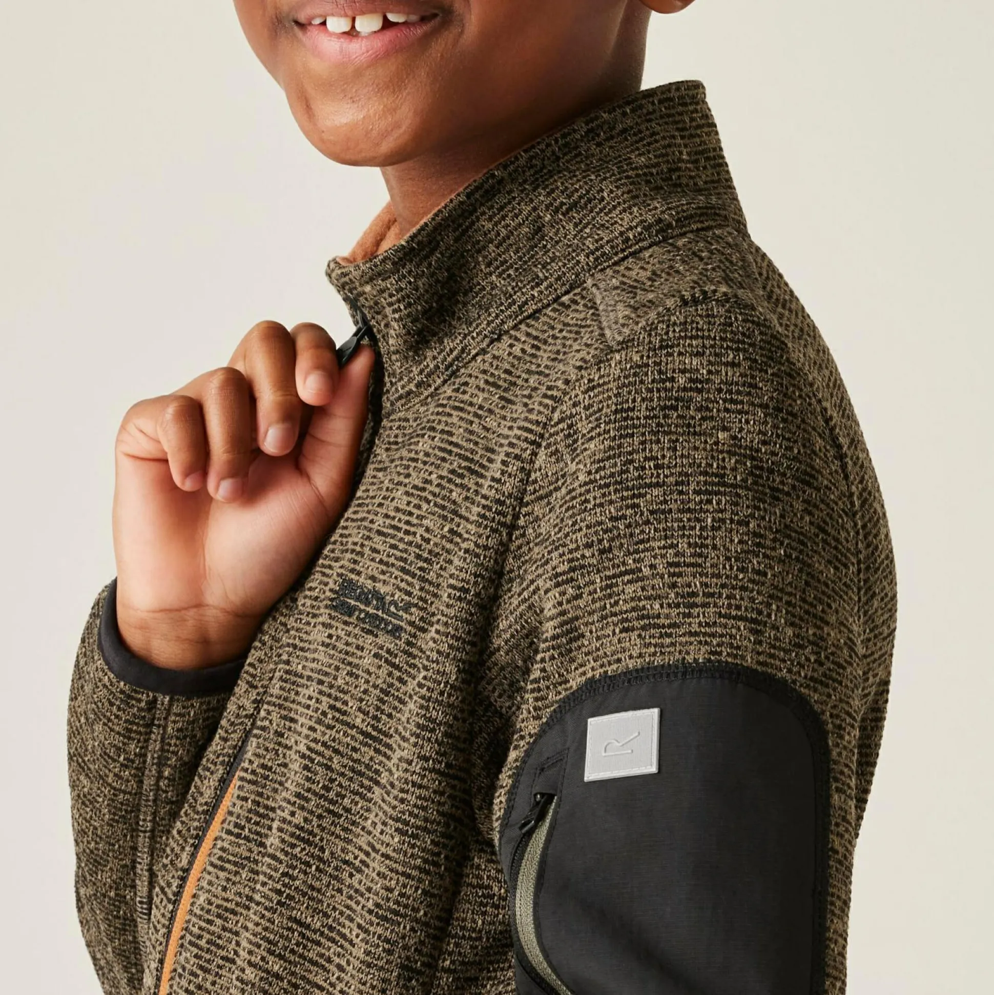 Kids' Junior Newhill Full Zip Fleece | Green