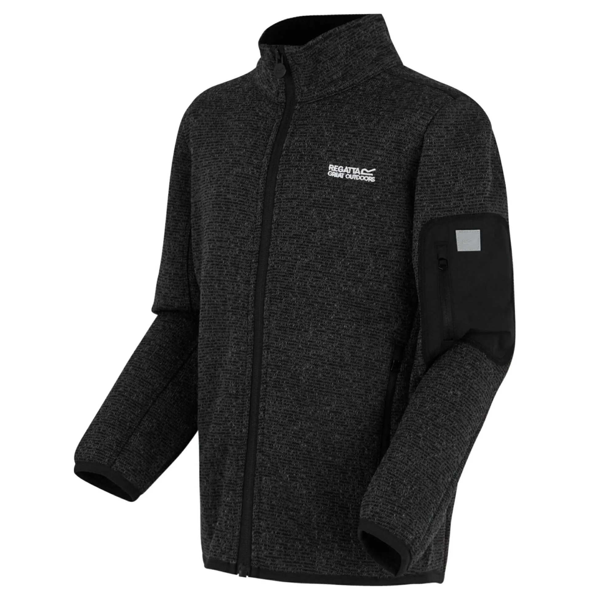 Kids' Junior Newhill Full Zip Fleece | Black