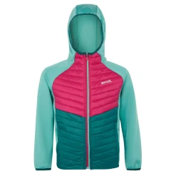 Kids' Kielder Hybrid VIII Jacket | Dusty Green Deep Pink