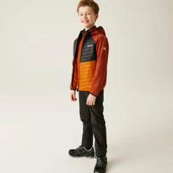 Kids' Kielder Hybrid VIII Jacket | Red Ochre Black