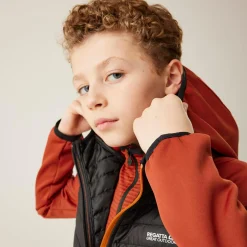 Kids' Kielder Hybrid VIII Jacket | Red Ochre Black