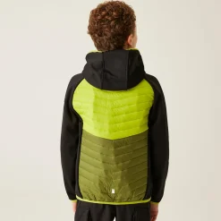 Kids' Kielder Hybrid VIII Jacket | Black Citron Lime