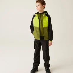 Kids' Kielder Hybrid VIII Jacket | Black Citron Lime