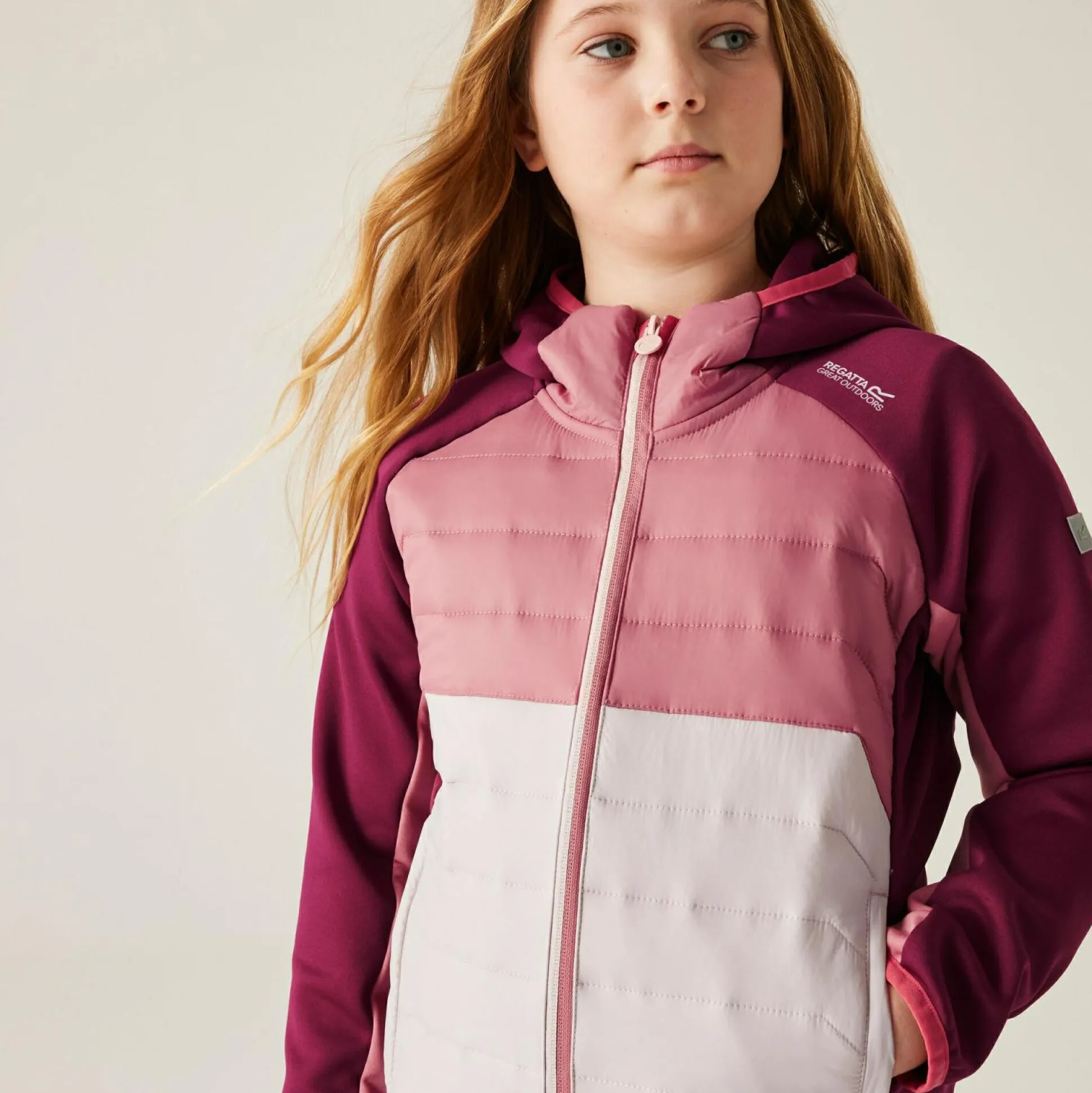 Kids' Kielder IX Hybrid Jacket | Pink