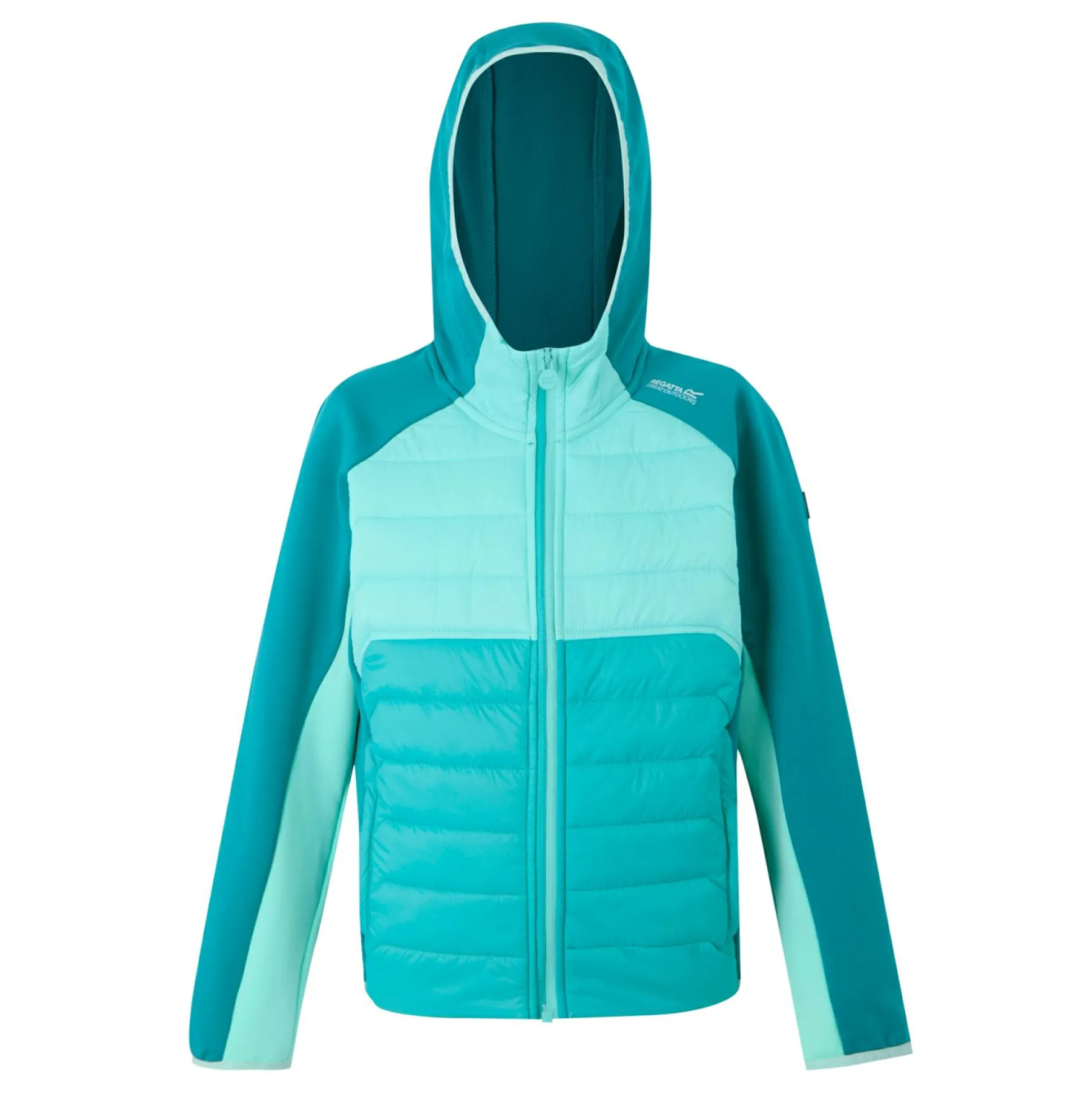 Kids' Kielder IX Hybrid Jacket | Turquoise Aruba Blue Exotic Plume