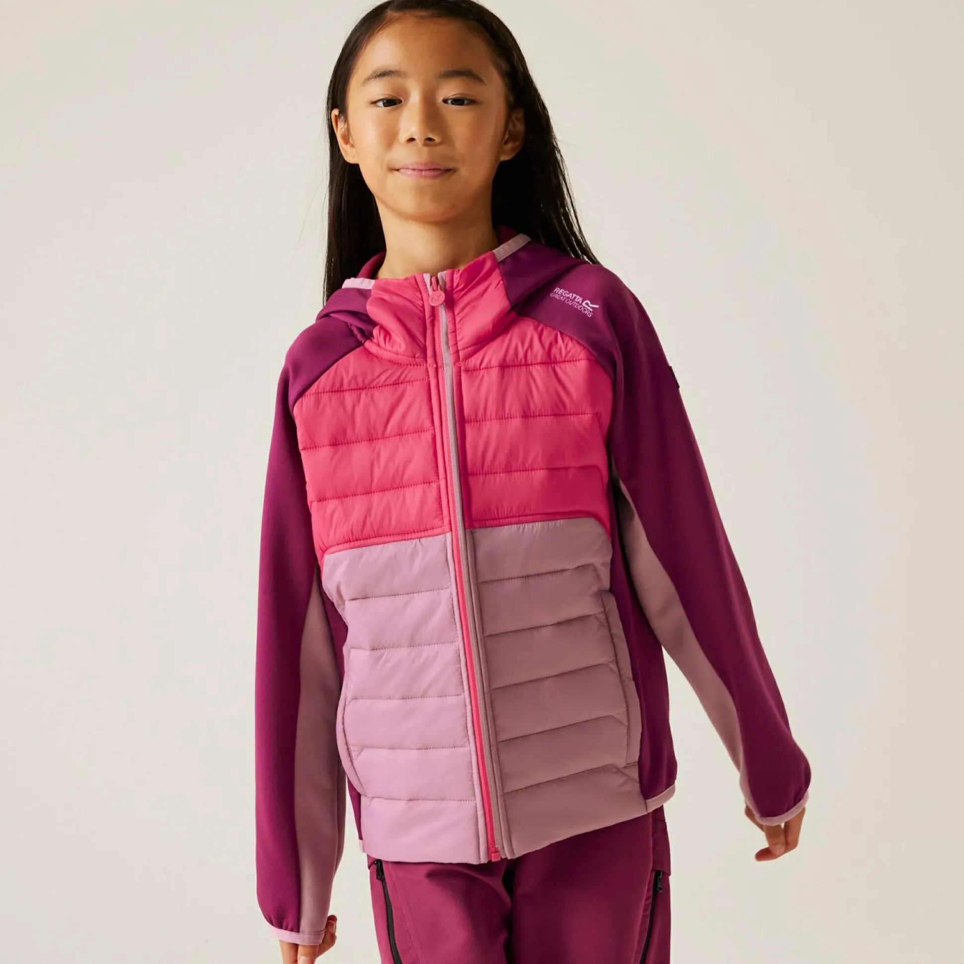 Kids' Kielder IX Hybrid Jacket | Lilas Pop Beaujolais