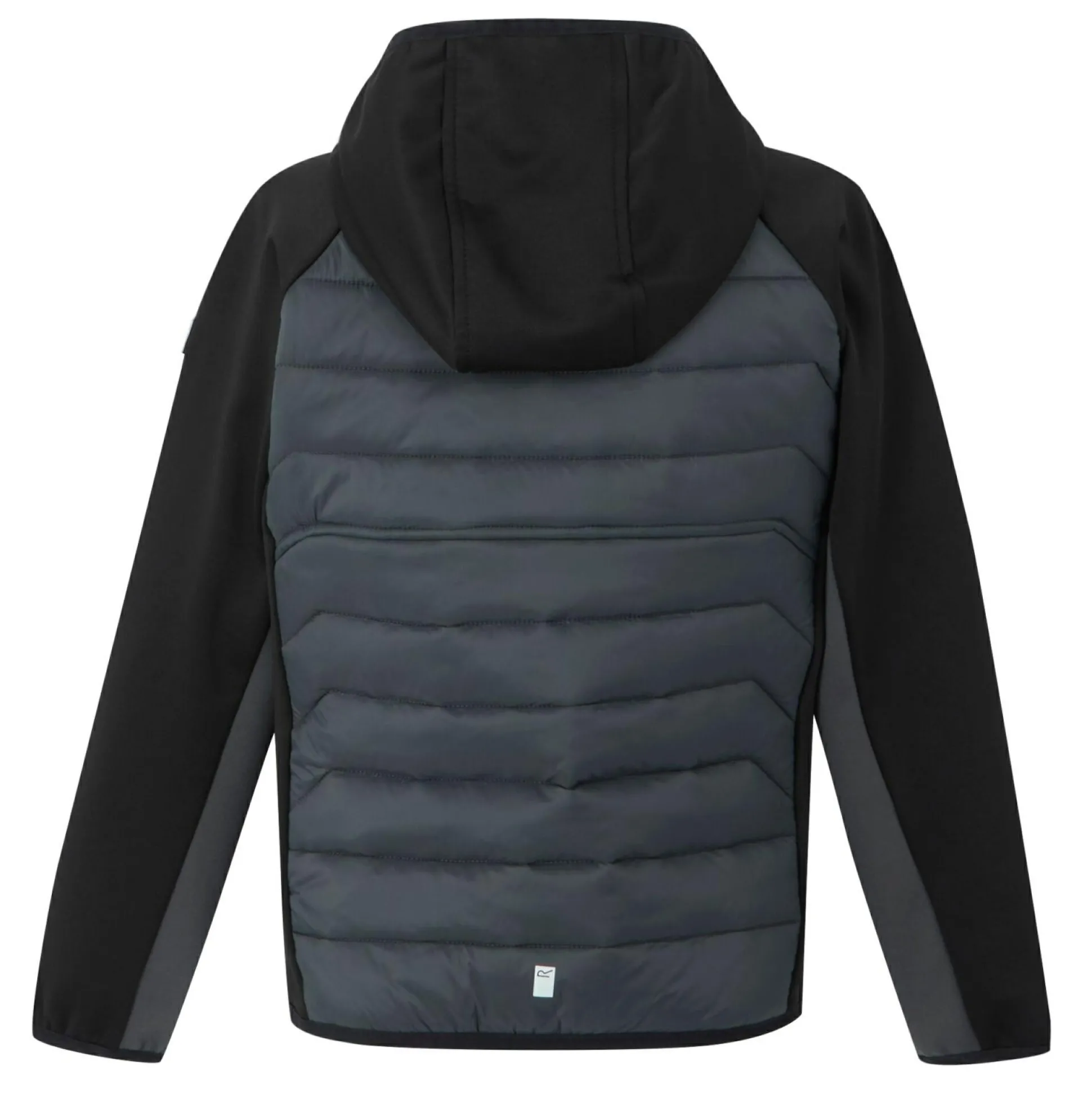 Kids' Kielder IX Hybrid Jacket | Black Seal Grey