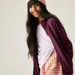 Kids' King II Full Zip Fleece | Fig Purple