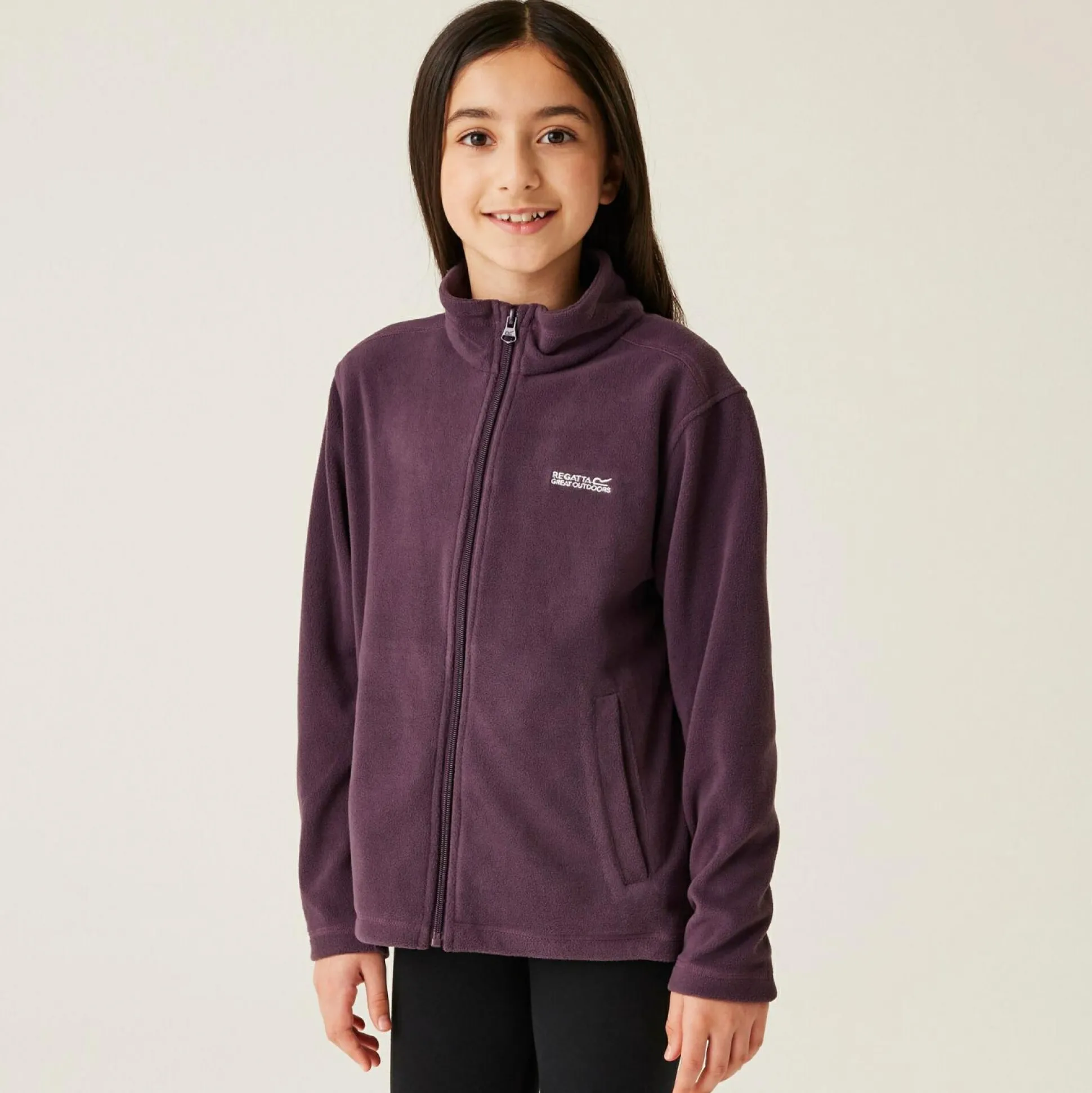 Kids' King II Full Zip Fleece | Deep Plum