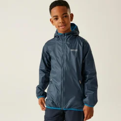 Kids' Lever II Waterproof Packaway Jacket | Moonlight Denim