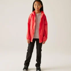 Kids' Lever II Waterproof Packaway Jacket | Peach Bloom
