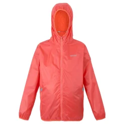 Kids' Lever II Waterproof Packaway Jacket | Peach Bloom