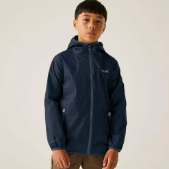 Kids' Lever II Waterproof Packaway Jacket | Navy Blue