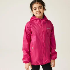 Kids' Lever II Waterproof Packaway Jacket | Pink Potion