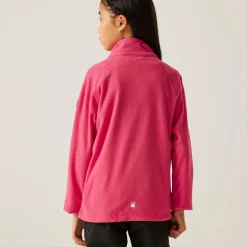Kids' Loco Half Zip Fleece | Raspberry Pink