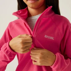 Kids' Loco Half Zip Fleece | Raspberry Pink