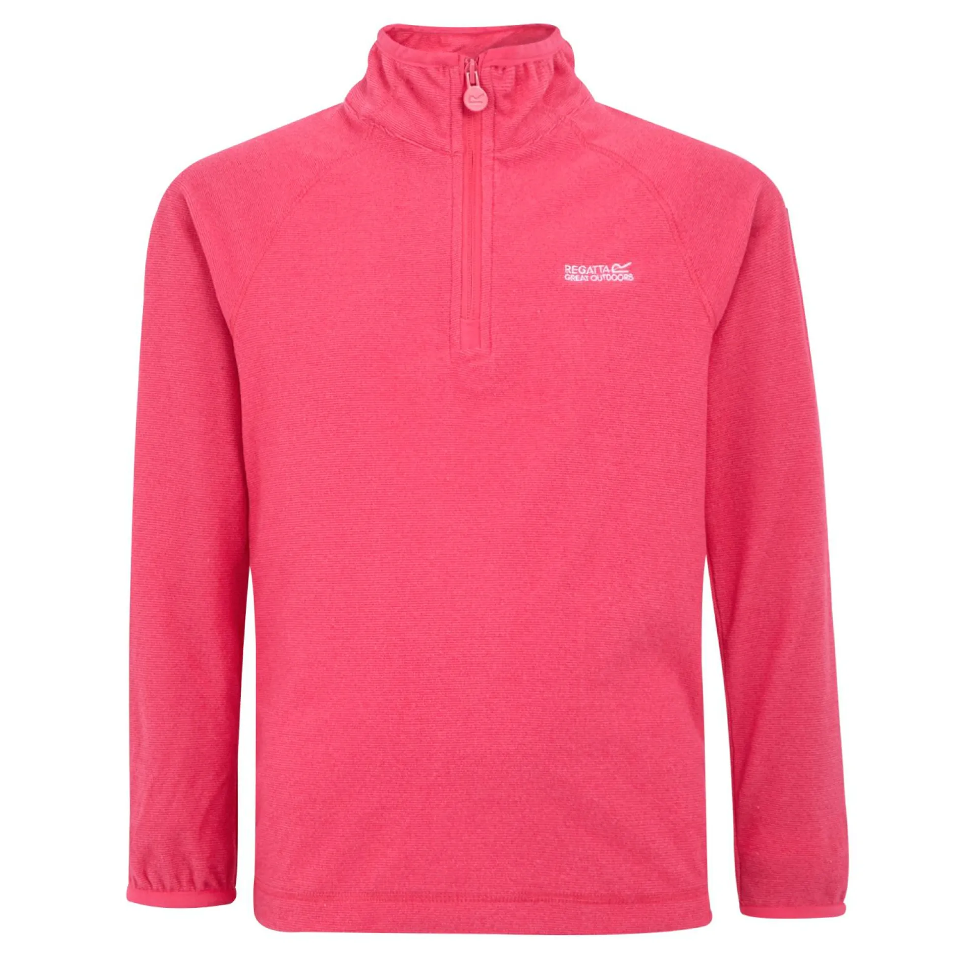 Kids' Loco Half Zip Fleece | Raspberry Pink