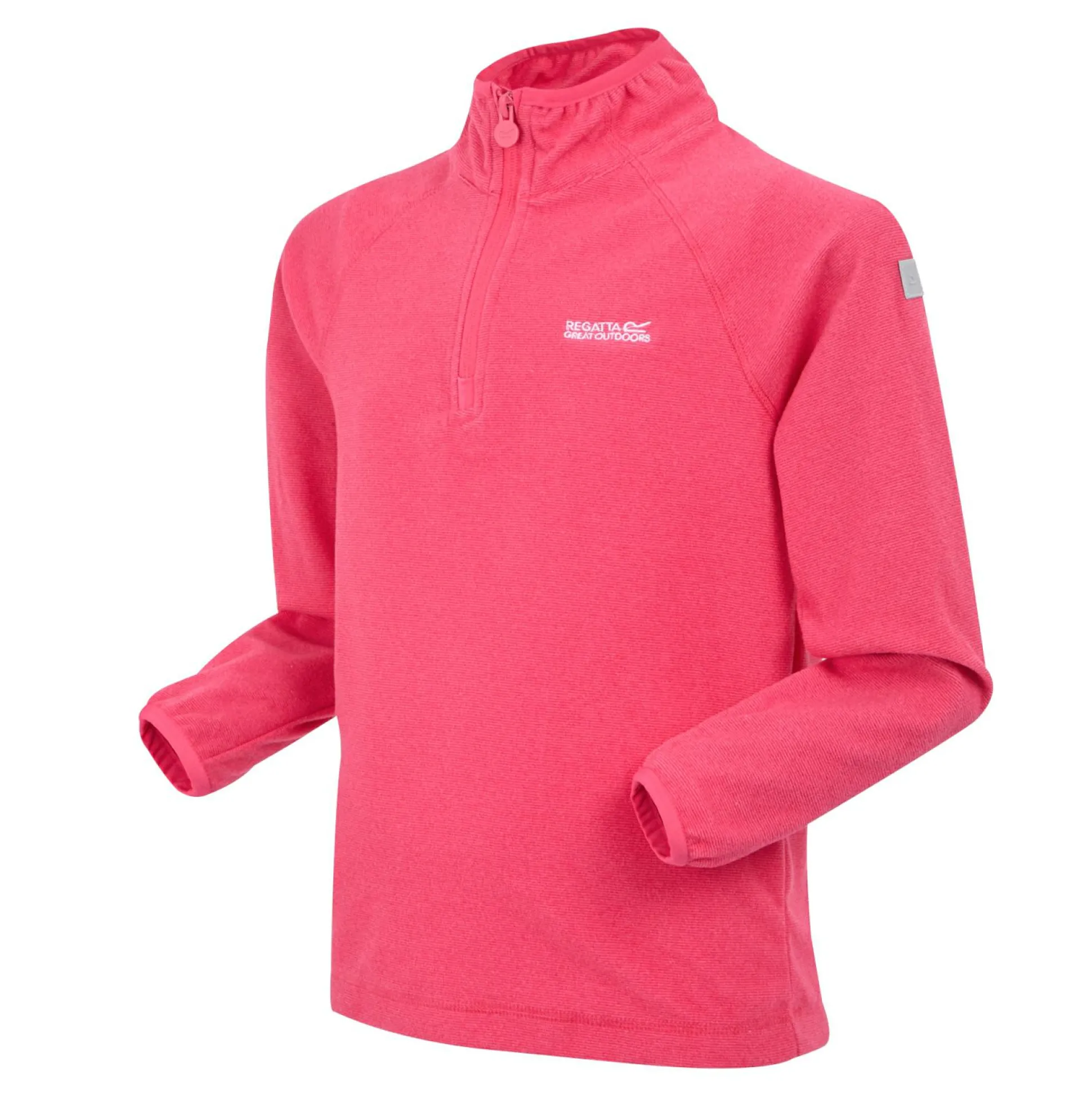Kids' Loco Half Zip Fleece | Raspberry Pink