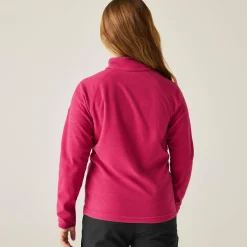 Kids' Loco Half Zip Fleece | Berry Pink