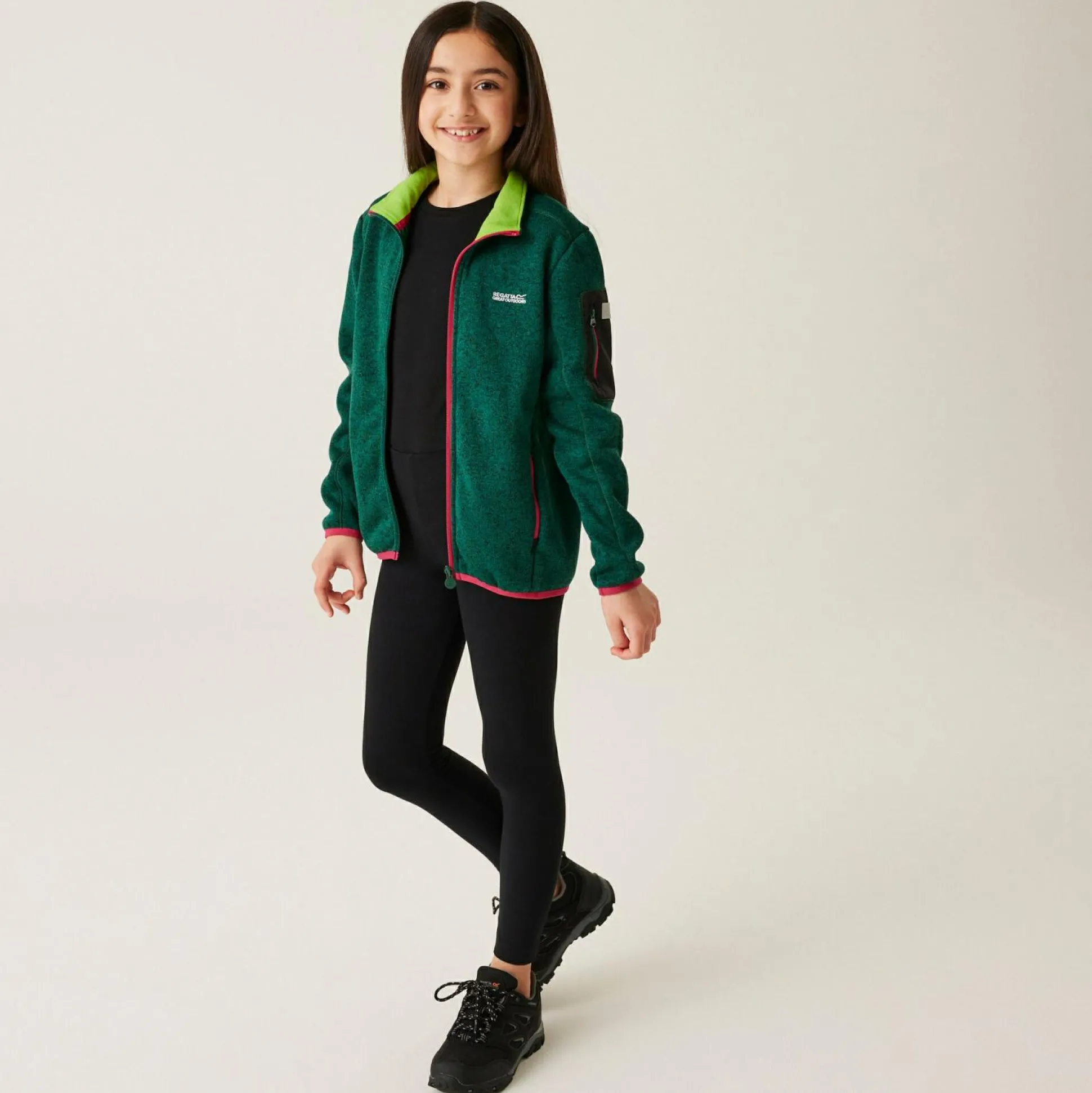 Kids' Newhill Fleece | Rain Forest Dusty Green