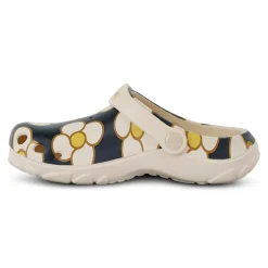 Kids' Orla Kiely Clog | Spinning Flower Black