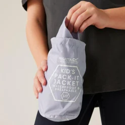 Kids' Pack It Waterproof Packaway Jacket | Lilac Thistle Lilac Hint