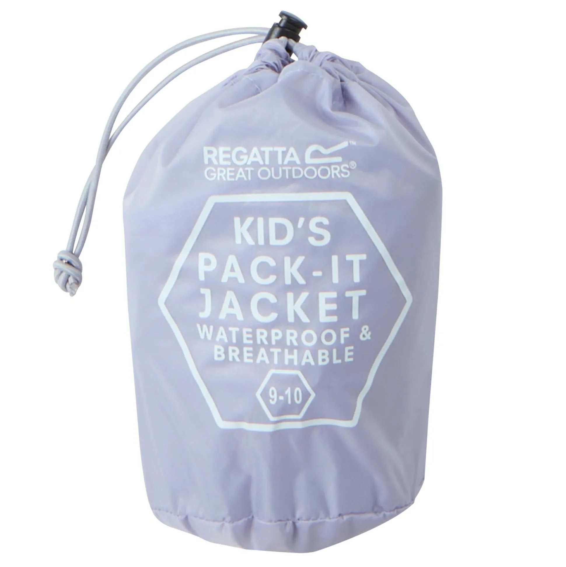 Kids' Pack It Waterproof Packaway Jacket | Lilac Thistle Lilac Hint