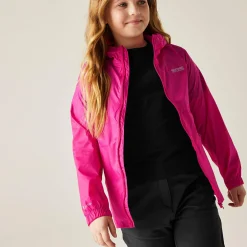 Kids' Pack It Waterproof Packaway Jacket | Cabaret Pink