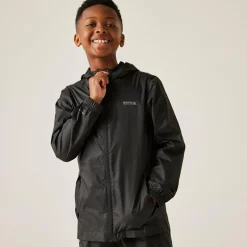 Kids' Pack It Waterproof Packaway Jacket | Black