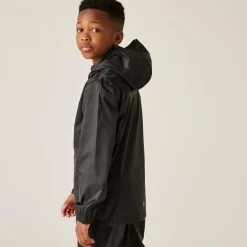 Kids' Pack It Waterproof Packaway Jacket | Black