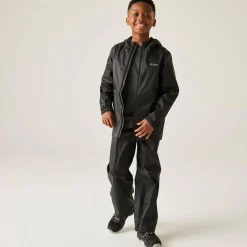 Kids' Pack It Waterproof Packaway Jacket | Black