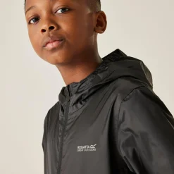 Kids' Pack It Waterproof Packaway Jacket | Black
