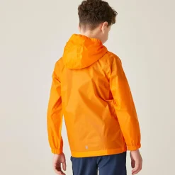 Kids' Pack It Waterproof Packaway Jacket | Orange